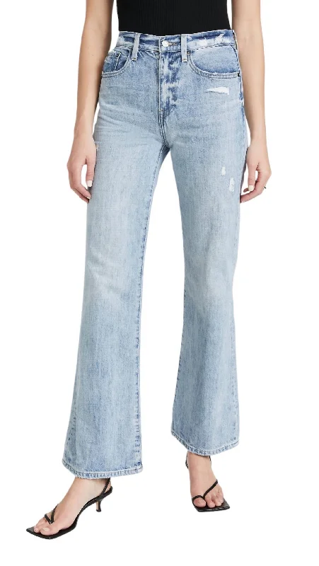 Stevie High Rise Wide Leg Jean In Ruthless Stylish High-Rise Mom Jeans