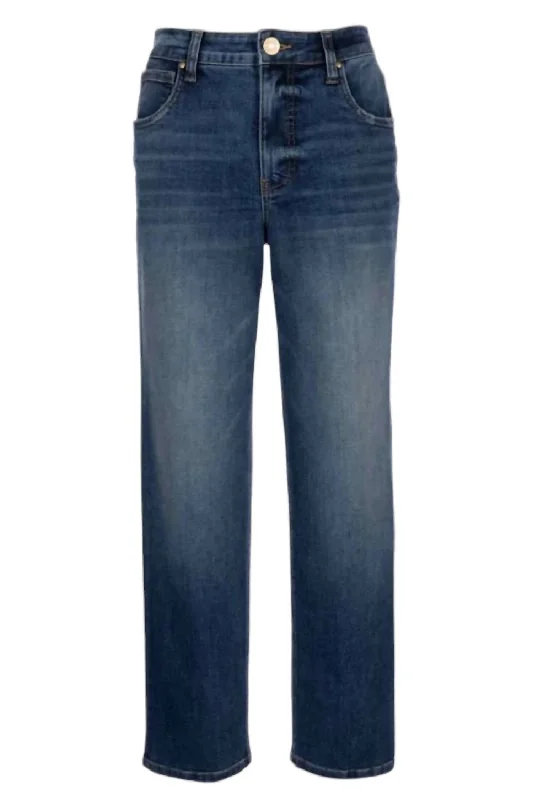 Women's Elizabeth High Rise Fab Ab Jeans In Dainty Wash Elegant Skinny Leg Jeans