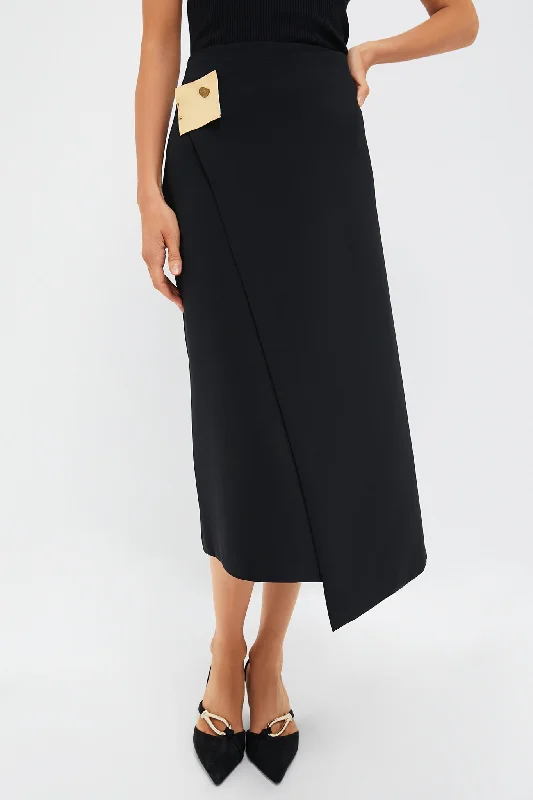 Black Zilai Skirt pencil skirt chic