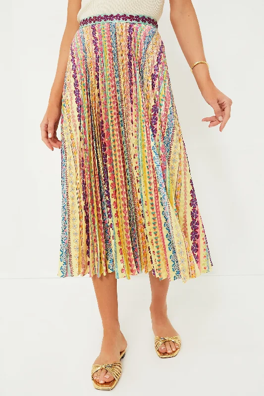 Bloom Gradiant Kim Midi Skirt chiffon skirt airy