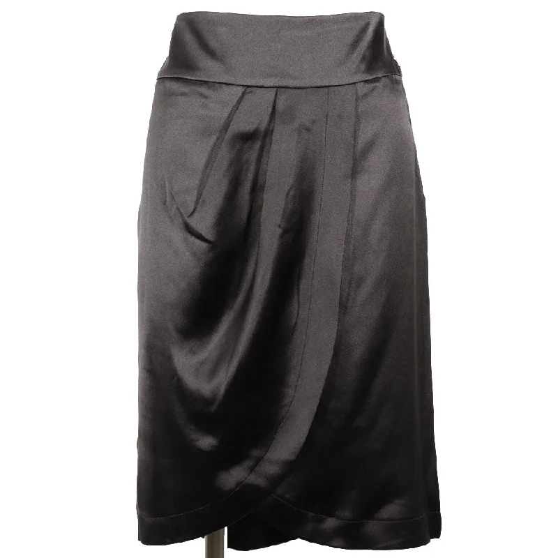 Chanel Silk Wrap Skirt P28960V02919 asymmetrical skirt cut