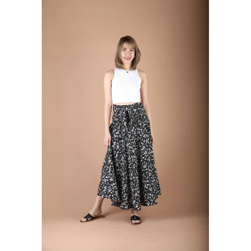 Daisy Women's Bohemian Skirt in Black SK0033 130002 01 wool skirt sturdy