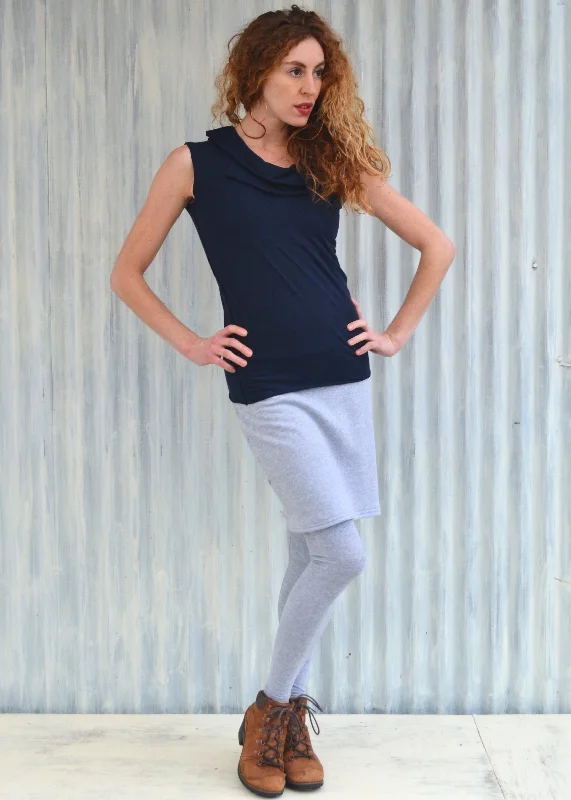 Gray Brea Skirt cashmere skirt soft