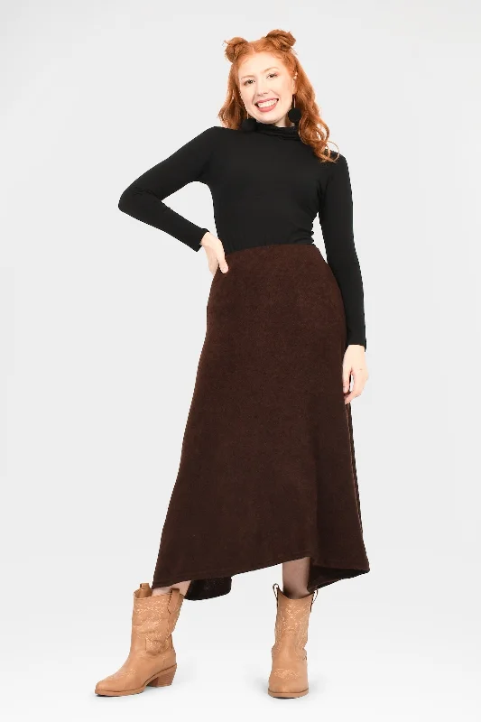 Ramona Midi Skirt corduroy skirt textured